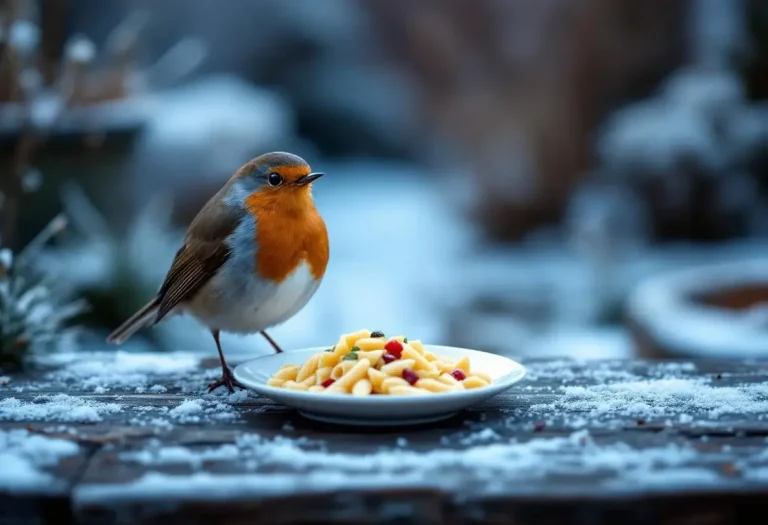 Rouges-gorges au jardin : ce soir, mettez dehors cet aliment de base à 3 centimes, que la plupart des jardiniers oublient